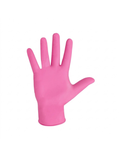 Gloves Nitrile Pink (L)