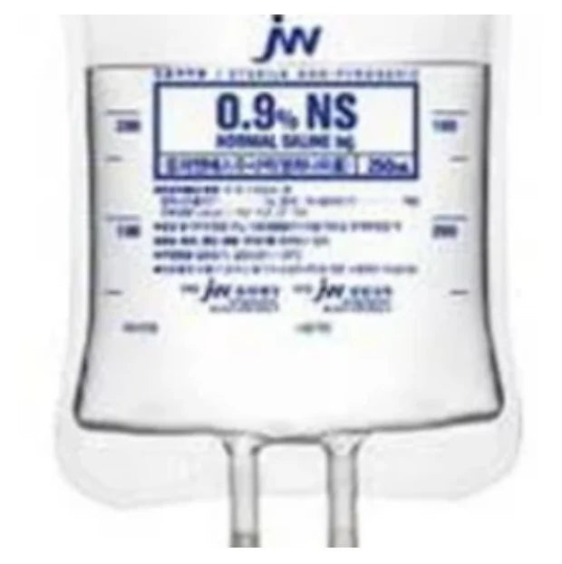 250ml NaCl Normal saline solution 0.9% x 1 bag