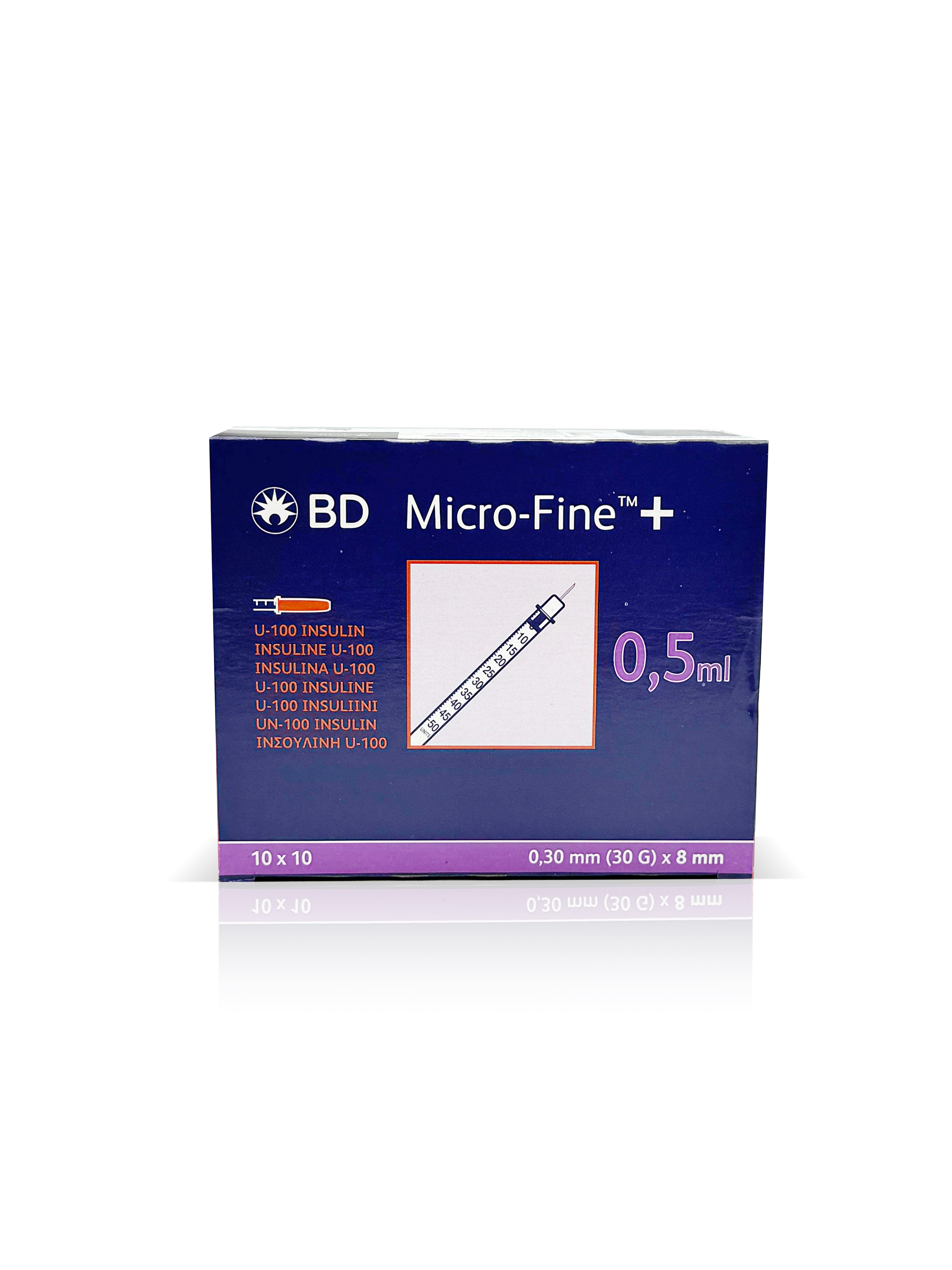 BD Micro-Fine 0.5ml 30G (x100)