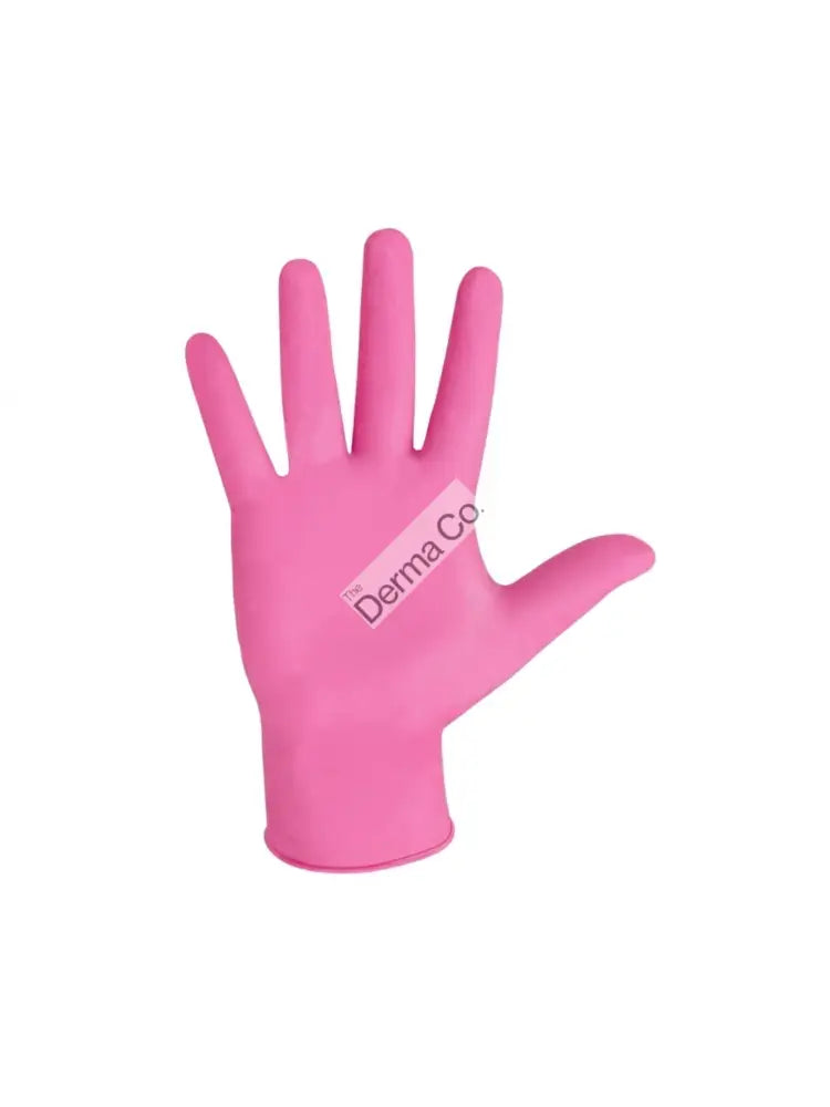 Gloves Nitrile Pink (S)